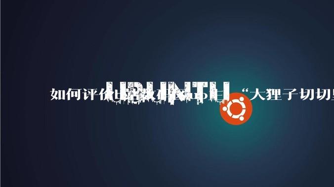 如何评价b站数码区up主 “大狸子切切里”?