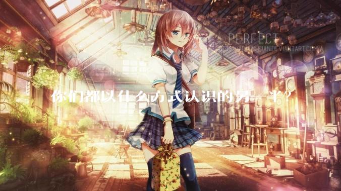 你们都以什么方式认识的另一半？